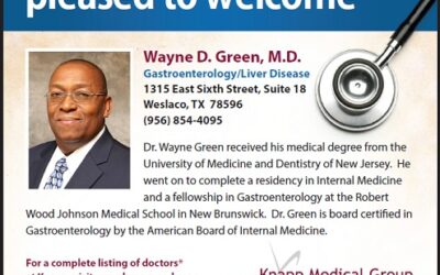 Knapp Medical Center Welcomes Dr. Wayne D. Green