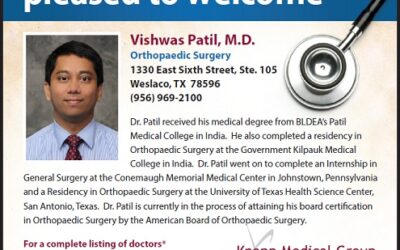 Knapp Medical Center Welcomes Dr. Vishwas Patil